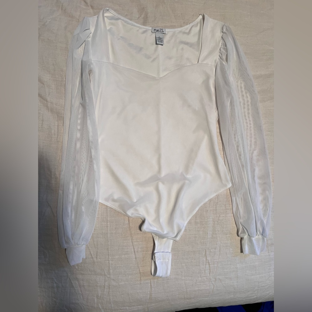 Rue21 white Sheer Top
